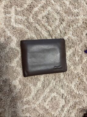 Men's Dark Brown Leather Card & Key Wallet - ClassiCon NWT!